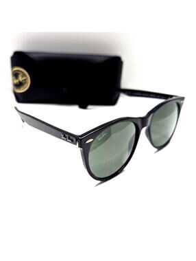 Ray-Ban Wayfarer II RB2185 Black Frame/G-15 Green Polarized Lenses 55-18